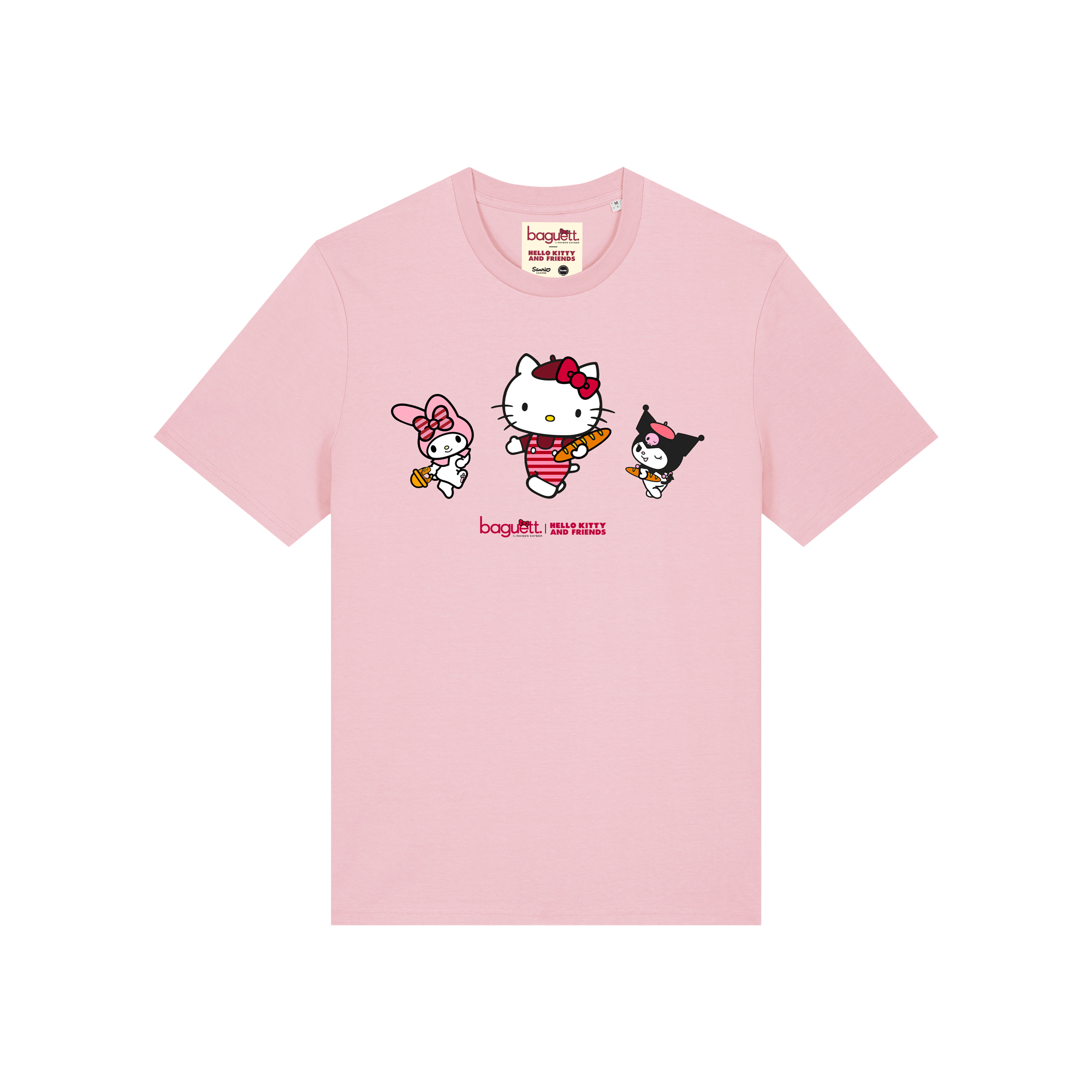 T-SHIRT BEST FRIENDS - ADULTE - ROSE