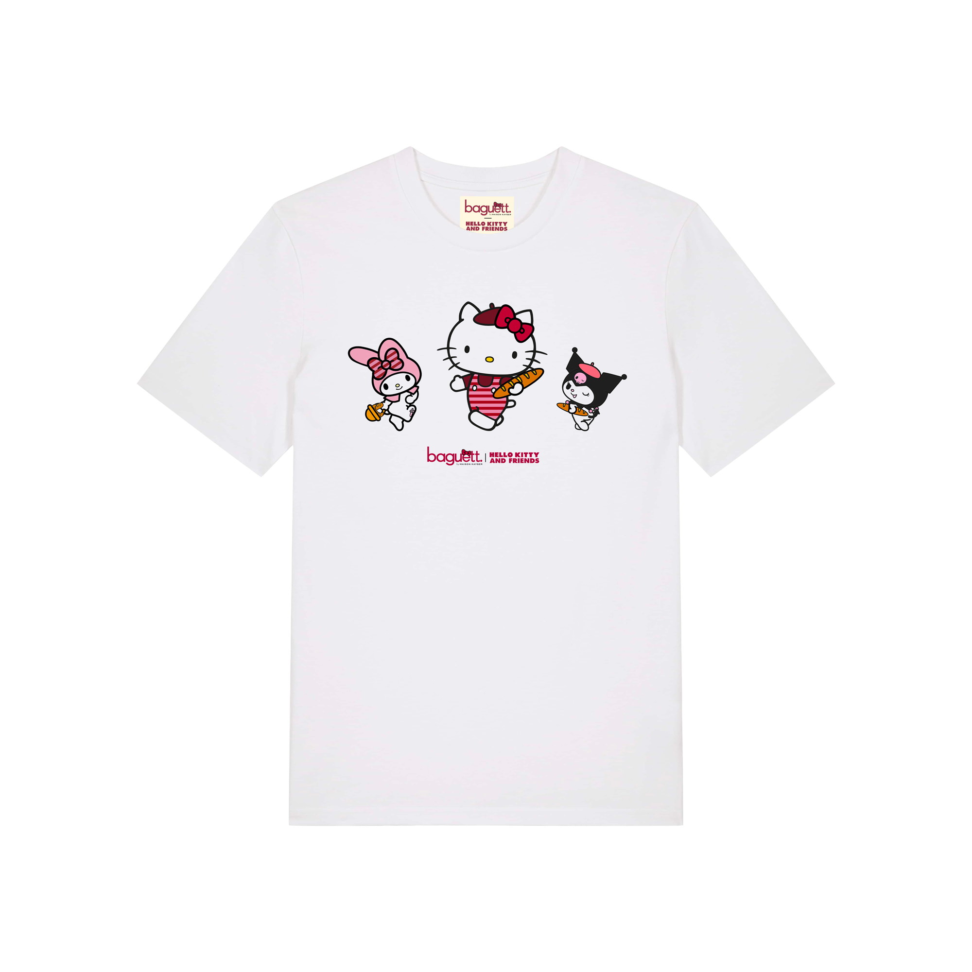 T-SHIRT BEST FRIENDS - ADULTE - BLANC