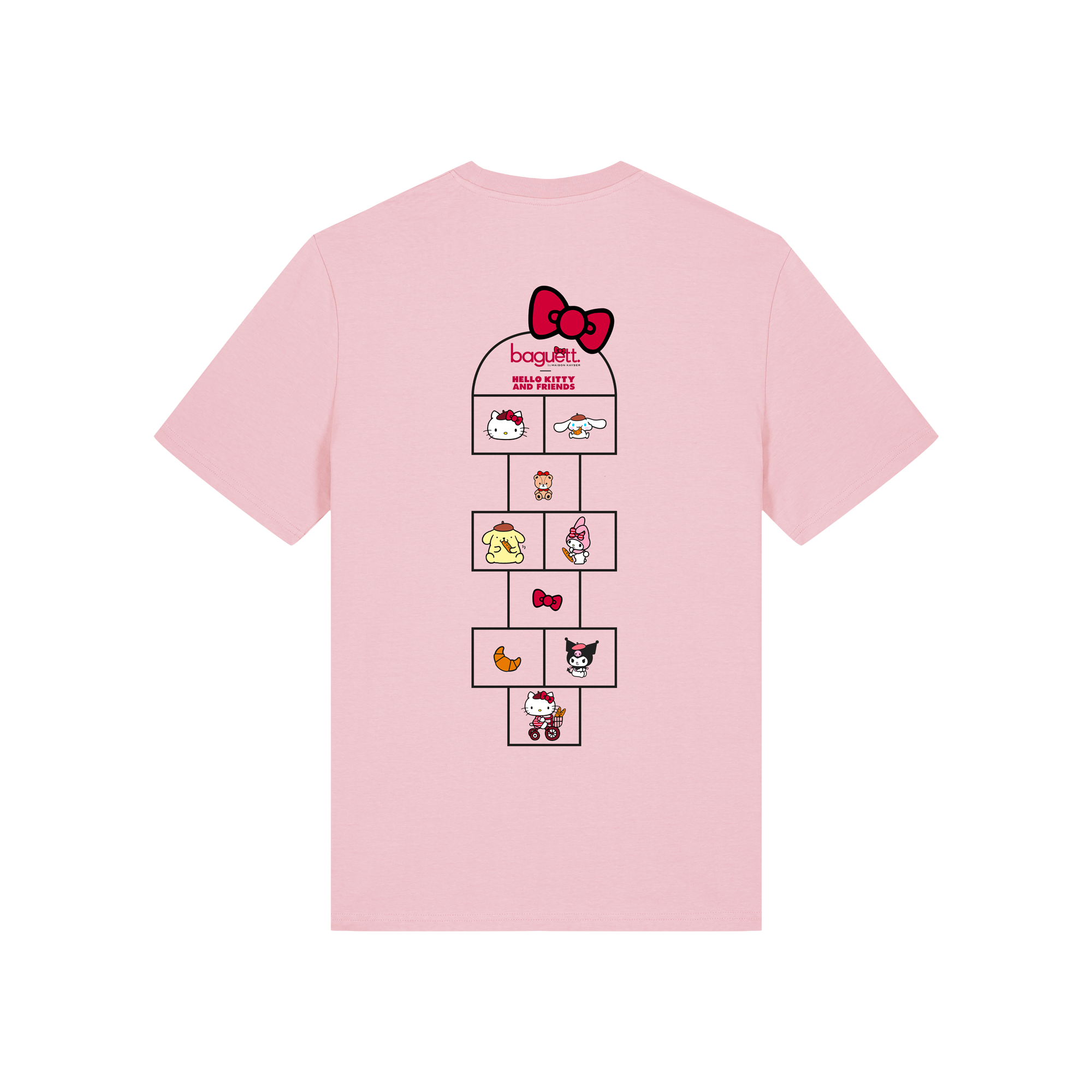 T-SHIRT PLAYTIME - ADULTE - ROSE