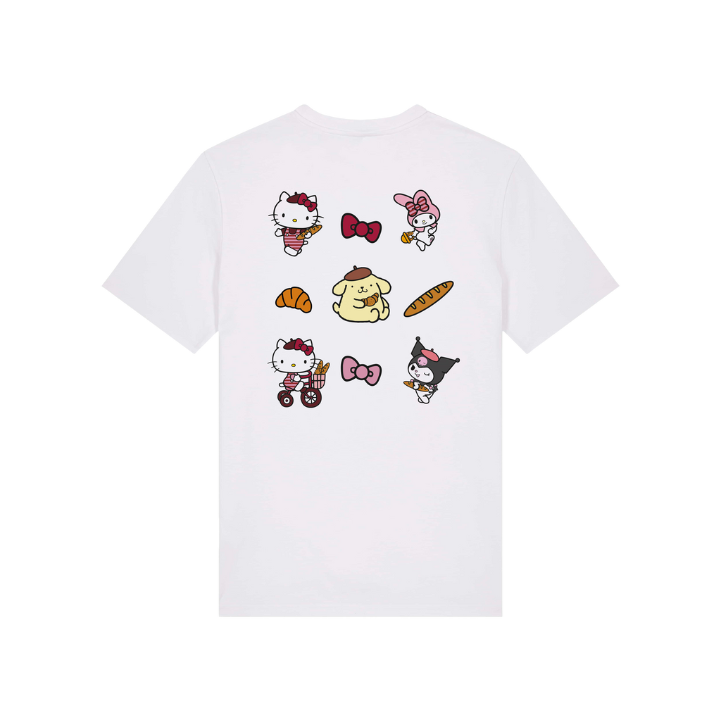 T-SHIRT HELLO KITTY AND FRIENDS - ADULTE - BLANC