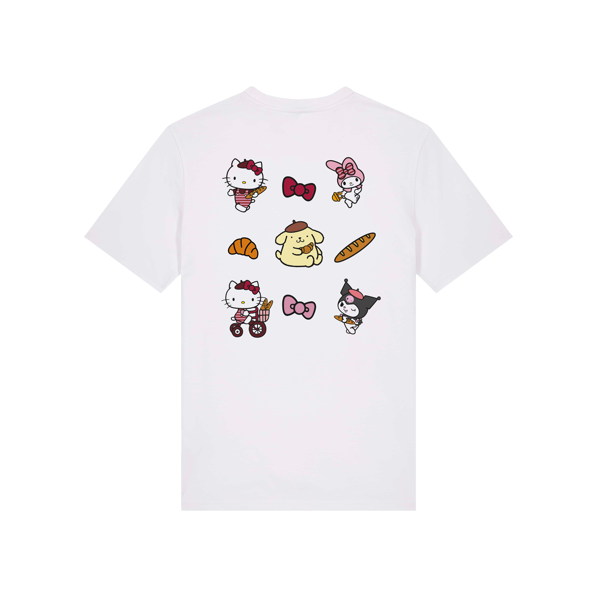 T-SHIRT HELLO KITTY AND FRIENDS - ADULTE - BLANC