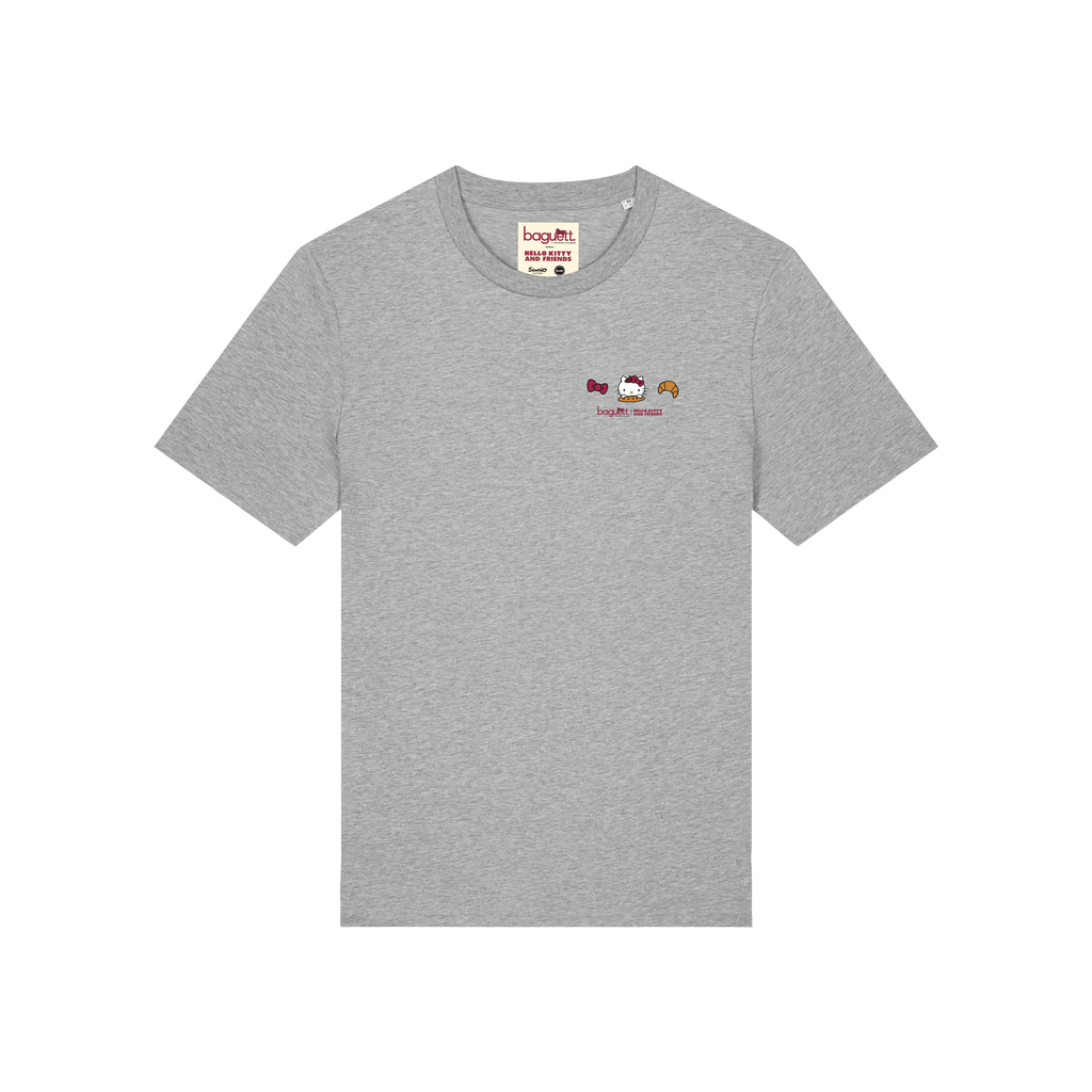 T-SHIRT HELLO KITTY AND FRIENDS - ADULTE - GRIS