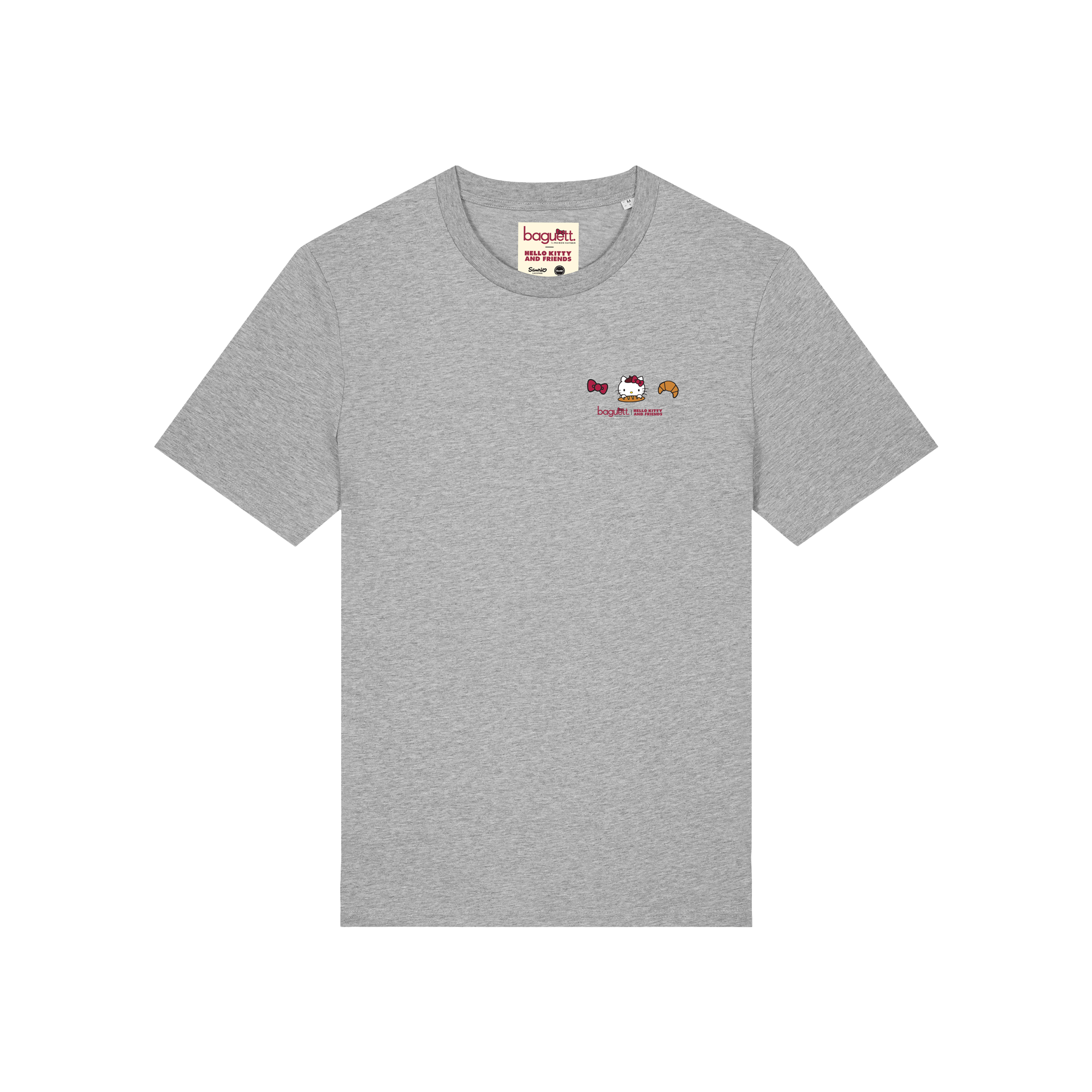 T-SHIRT HELLO KITTY AND FRIENDS - ADULTE - GRIS