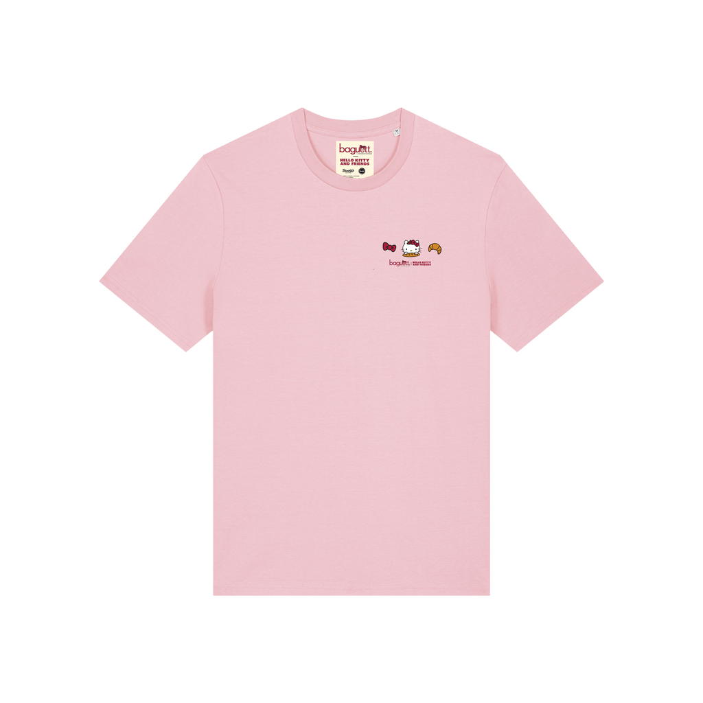T-SHIRT HELLO KITTY AND FRIENDS - ADULTE - ROSE