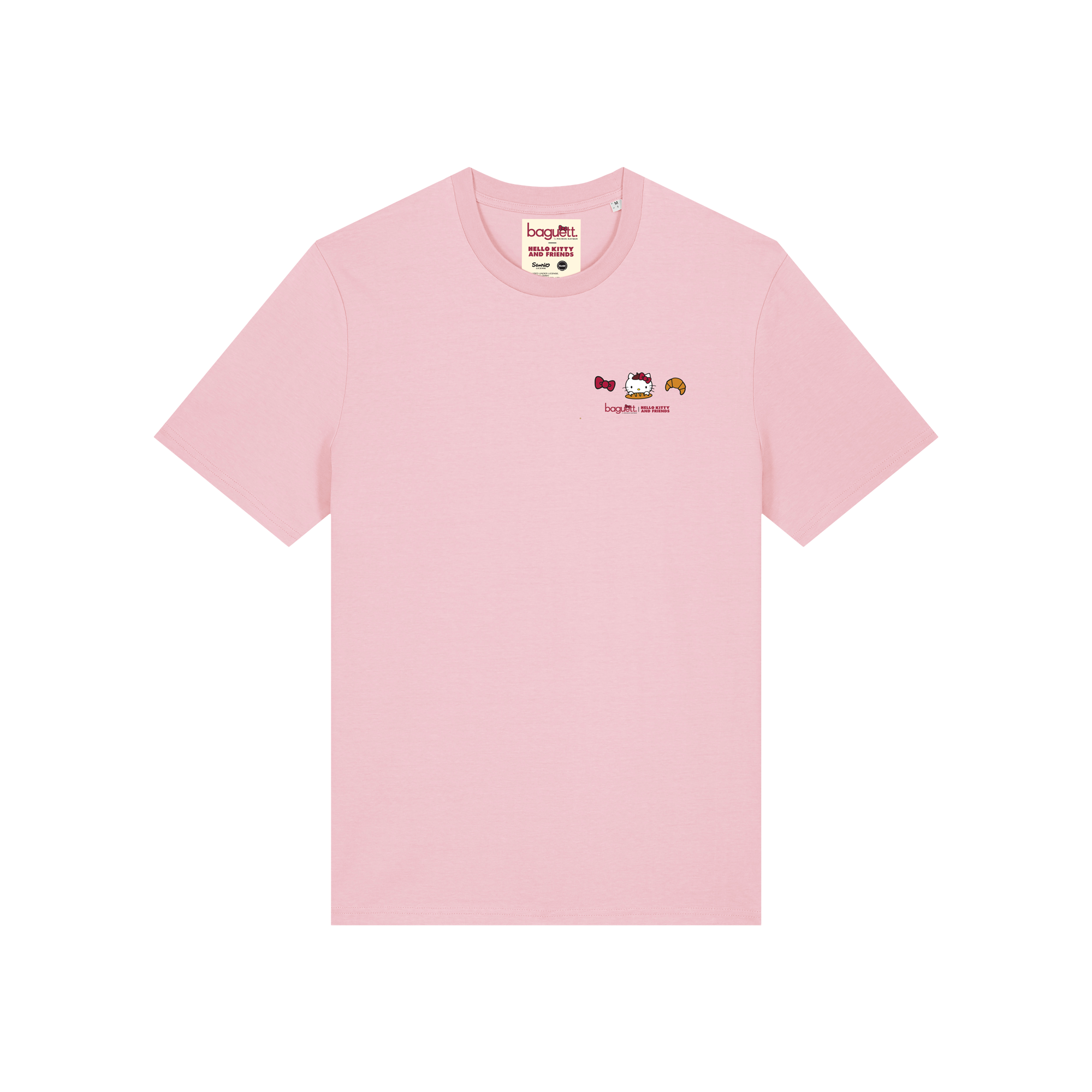 T-SHIRT HELLO KITTY AND FRIENDS - ADULTE - ROSE