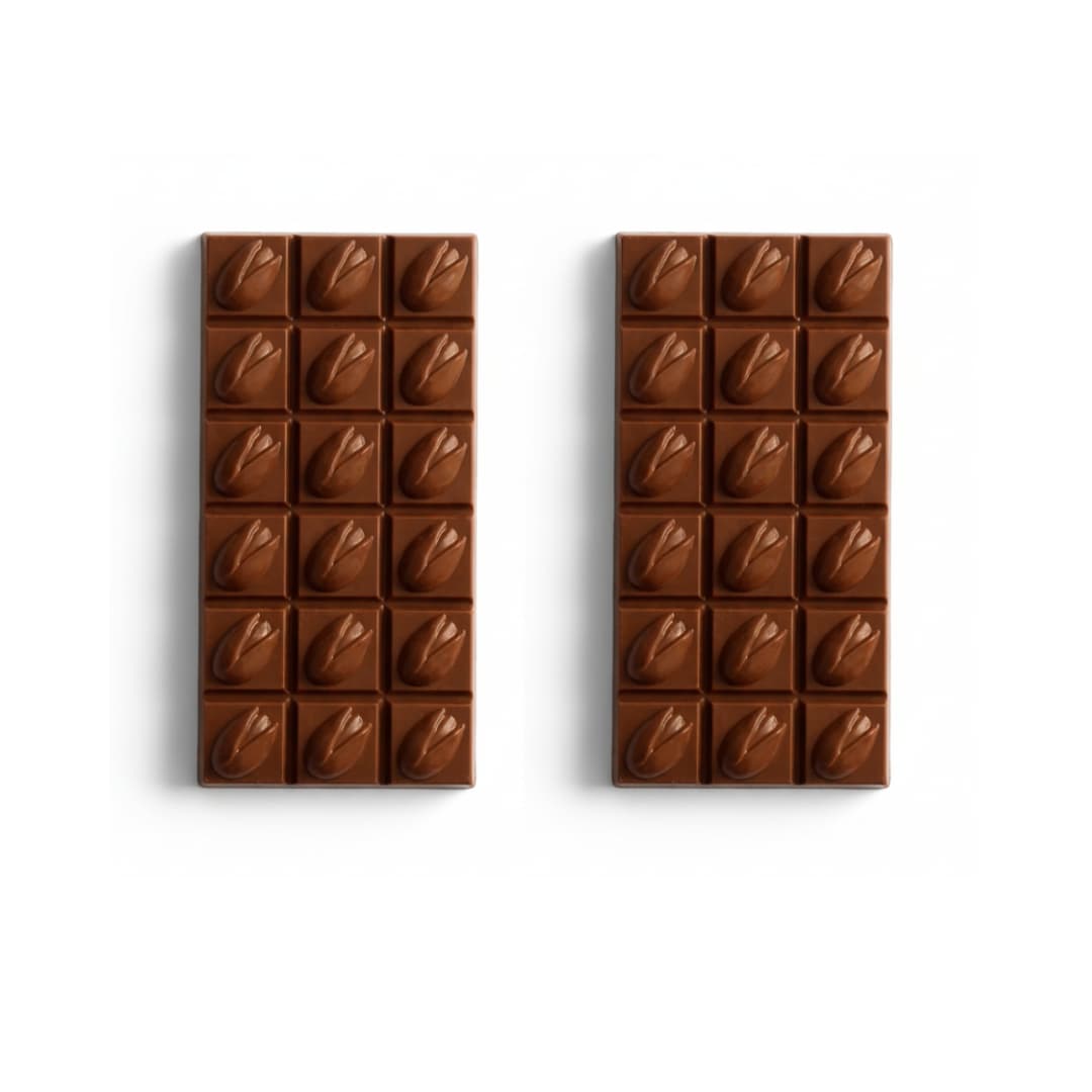 Milk chocolate pistachio tablet 