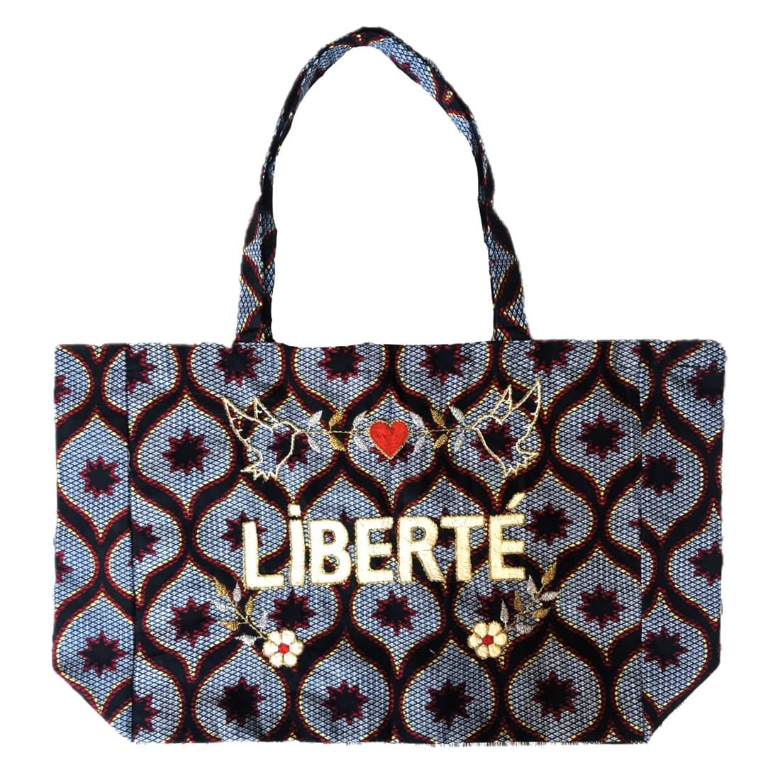 bag Kossiwa embroidered LIBERTE