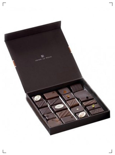Henri Le Roux PLATEAU DE CHOCOLATS PETIT MODELE, アソートショコラ 21個入り アンリ ル ルー