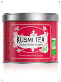 Kusmi Tea QUATRE FRUITS ROUGES BIO BOITE METAL, フォー レッド フルーツ 缶入り クスミティ