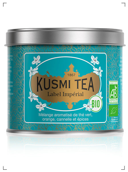Kusmi Tea LABEL IMPERIAL BIO BOITE METAL, ラベル アンペリアル 缶入り クスミティ
