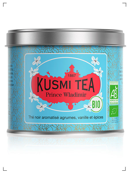 Kusmi Tea PRINCE WLADIMIR BIO BOITE METAL, プリンス ヴラディミル 缶入り クスミティ