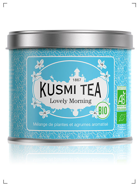 Kusmi Tea LOVELY MORNING BIO BOITE EN METAL, ラヴリーモーニング メタル缶入り クスミティ
