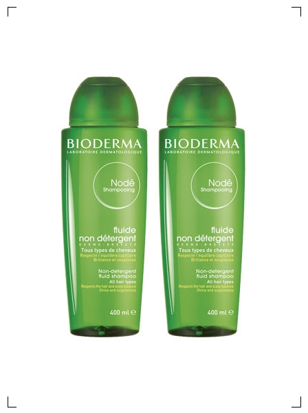 Bioderma NODE SHAMPOOING-FLUIDE, ノデ フルイドシャンプー お得サイズ 2本セット ビオデルマ