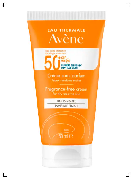 Avene TRES HAUTE PROTECTION CREME SANS PARFUM 50+ SPF, サンブロック クリーム SPF50+ 無香料タイプ アベンヌ
