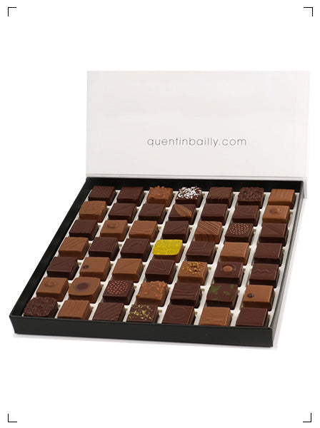 Quentin Bailly COFFRET 49 PRALINES & GANACHES MIXTES, アソートショコラ 49個入り カンタン バイィ