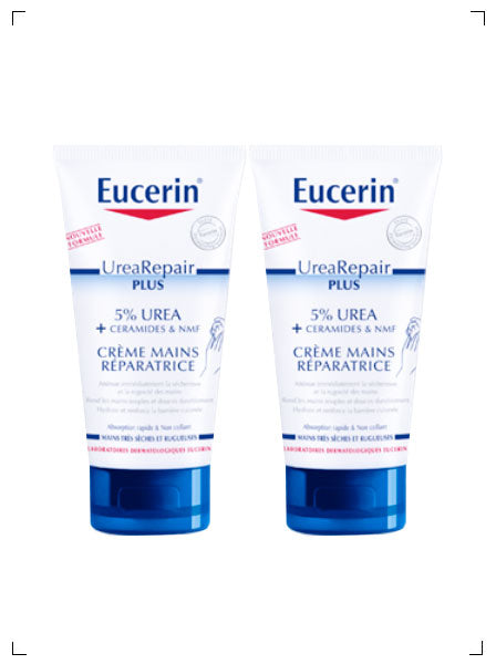 Eucerin CREME MAINS D'UREE, 尿素配合 ハンドクリーム 2本セット ユーセリン