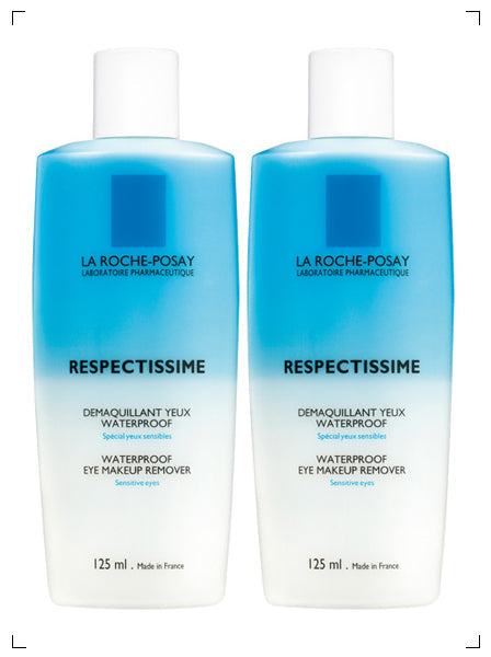 La Roche Posay RESPECTISSIME, トレリアン レスペクティシム ウォータープルーフ アイメイクリムーバー 2本セット ラ ロッシュ ポゼ