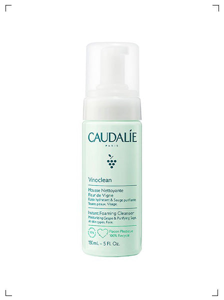 Caudalie MOUSSE NETTOYANTE FLEUR DE VIGNE, インスタント フォーミングクレンザー コーダリー