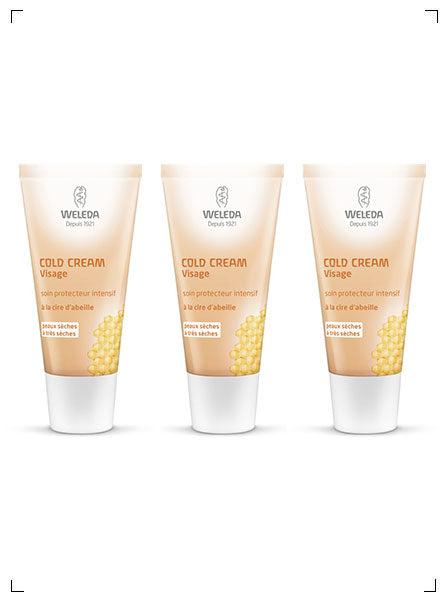 Weleda COLD CREAM VISAGE 3PIECES, コールドクリーム フェイス 3本セット ヴェレダ