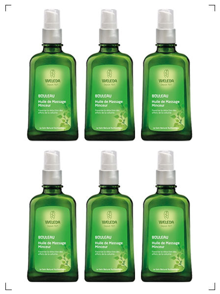 Weleda WHITE BIRCH BODY SHAPE OIL 6PIECES, ホワイトバーチ ボディシェイプオイル 6本セット ヴェレダ