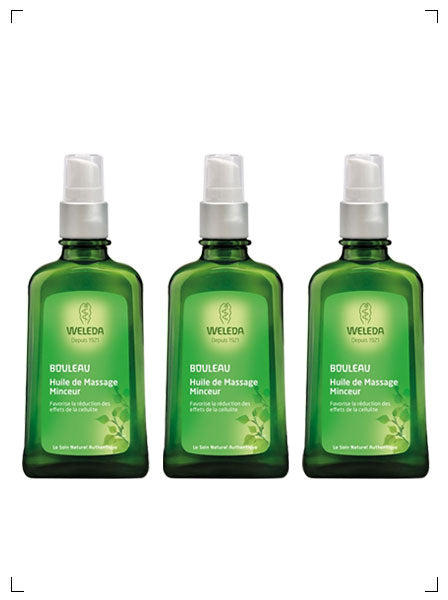 Weleda WHITE BIRCH BODY SHAPE OIL 3PIECES, ホワイトバーチ ボディシェイプオイル 3本セット ヴェレダ