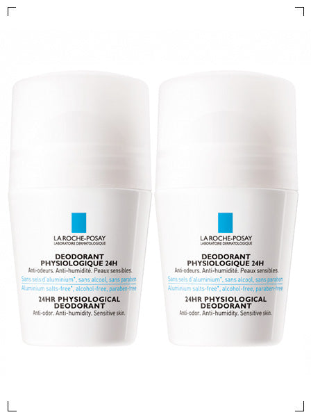 La Roche Posay DEODORANT PHYSIOLOGIQUE 24H ROLL-ON 2PIECES, デオドラント フィジオロジック 24H  ロールオン 2個セット ラ ロッシュ ポゼ