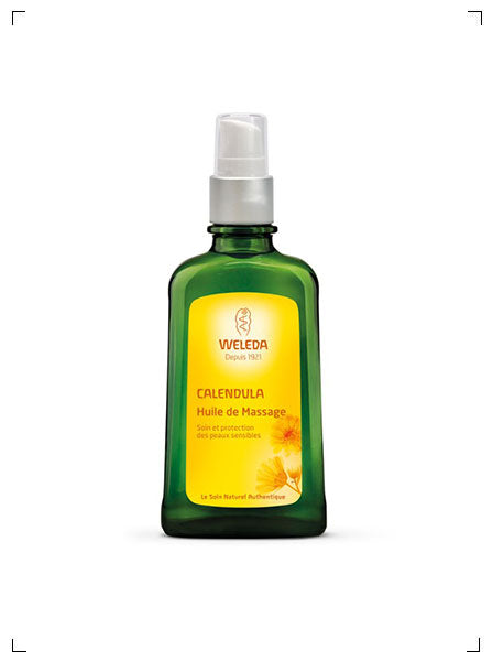 Weleda HUILE DE MASSAGE AU CALENDULA, カレンドラ  マッサージオイル ヴェレダ