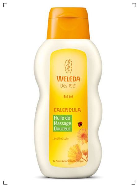 Weleda BEBE CALENDULA HUILE DE MASSAGE DOUCEUR, カレンドラ ベビーオイル ヴェレダ