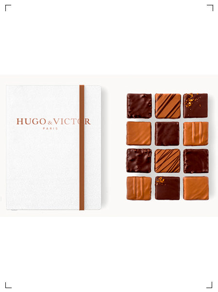 Hugo & Victor CARNET 12 CARRES, カルネ キャレ 12個入り ユーゴ＆ヴィクトール