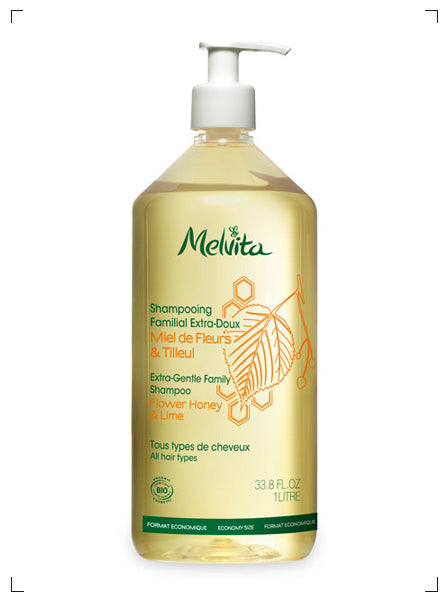 Melvita SHAMPOOING FAMILIAL EXTRA DOUX, ファミリー用 シャンプー エクストラマイルド メルヴィータ