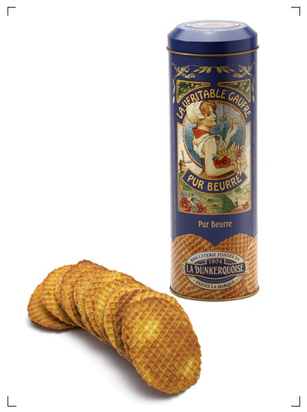 Comptoir des flandres TUBO FER DE GAUFRES FINES / LA VERITABLE GAUFRE PUR BEURRE, ピュアバター ゴーフル コントワール ド フランドル