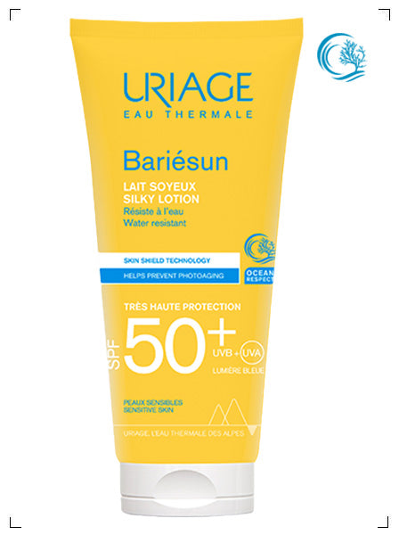 Uriage BARIESUN  LAIT SOLAIRE SPF 50 +, バリエサン ハイプロテクション ローション SPF50+ ユリアージュ