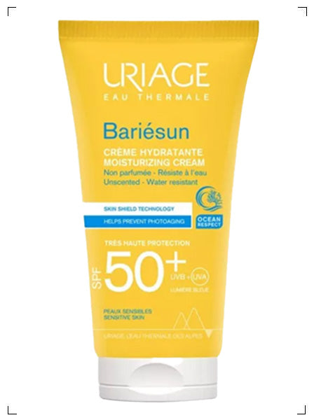 Uriage BARIESUN CREME SOLAIRE SANS PARFUM SPF 50+, バリエサン ベリーハイプロテクション SPF 50+クリーム 無香料 ユリアージュ