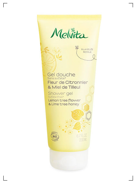 Melvita GEL DOUCHE FLEUR DE CITRONNIER & MIEL DE TILLEUL, ジェルウォッシュ レモンフラワー＆ライムハニー メルヴィータ