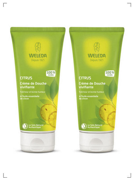 Weleda CREME DE DOUCHE CITRUS 2PC SET, シトラス クリーミーボディウォッシュ 2本セット ヴェレダ