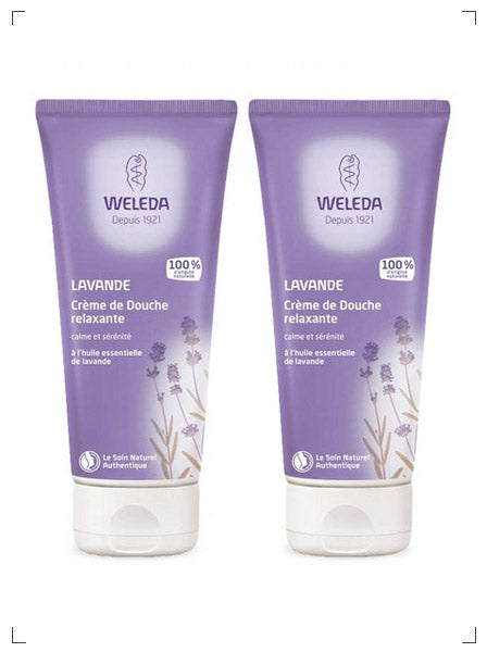 Weleda CREME DE DOUCHE LAVANDE 2PC SET, ラベンダー クリーミーボディウォッシュ 2本セット ヴェレダ