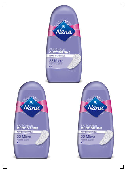 Nana PROTEGE-LINGERIE MICRO, ランジェリー シート ミクロ 22枚入 3箱セット ナナ