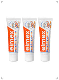 GABA International DENTIFRICE ELMEX ENFANT, エルメックス 子供用 3本セット ガバ インターナショナル
