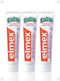 GABA International DENTIFRICE ELMEX JUNIOR 6-12 ANS, エルメックス ジュニア 3本セット ガバ インターナショナル