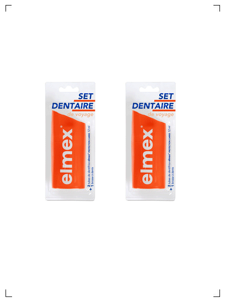 GABA International SET DE VOYAGE ELMEX, エルメックス トラベルセット 2個セット ガバ インターナショナル