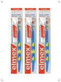 GABA International ELMEX BROSSE A DENTS DEBUTANT 0 - 3 ANS 3PIECES, エルメックス 子供用トレーニングハブラシ 0〜3歳用 3本セット ガバ インターナショナル