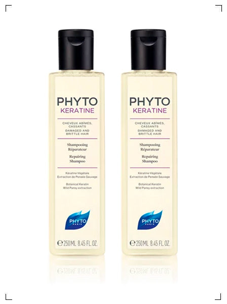Phyto PHYTOKERATINE SHAMPOOING, フィトケラチン シャンプー 2本セット フィト