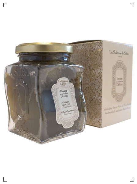 La Sultane de Saba SAVON NOIR A L'EUCALYPTUS L'ESSENTIEL, サボン ノワール ユーカリ ラ スルタン ド サバ