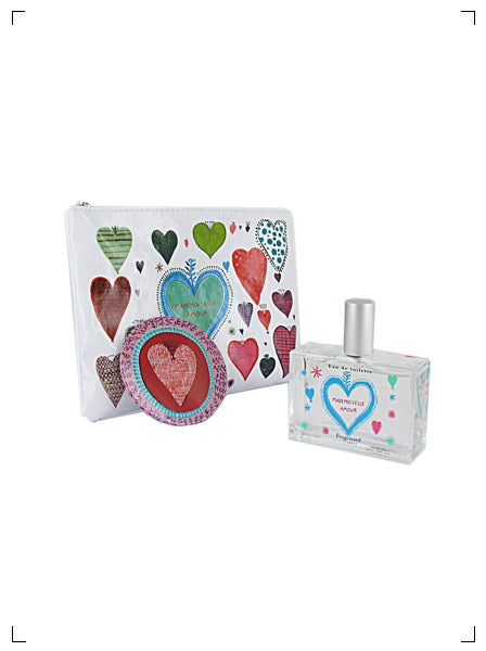 Fragonard TROUSSE MADEMOISELLE AMOUR, マドモアゼル アムール ポーチ入りコフレ フラゴナール