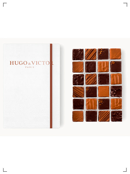 Hugo & Victor CARNET 24 CARRES, カルネ キャレ 24個入り ユーゴ&ヴィクトール