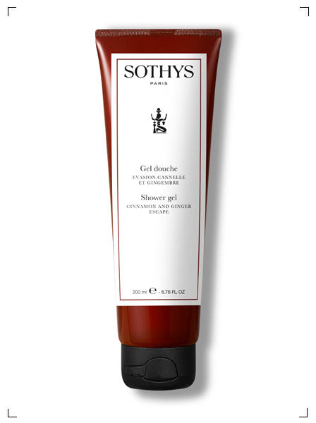 Sothys GEL DOUCHE CANNELLE ET GINGEMBRE, シナモン＆ジンジャー シャワージェル ソティス