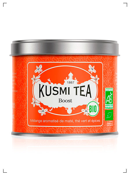 Kusmi Tea BOOST BIO BOITE METAL, ブースト ビオ 缶入り クスミティ