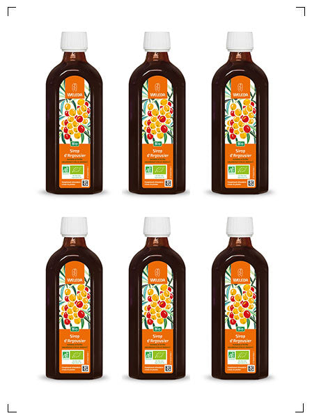 Weleda SIROP D'ARGOUSIER, ヒッポファン エリキシール 6本セット ヴェレダ