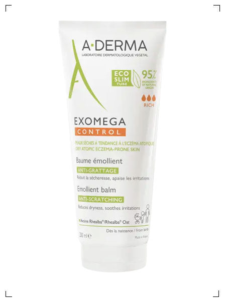 A-Derma EXOMEGA CONTROL BAUME EMOLLIENT, エグゾメガ エモリエント バーム アデルマ