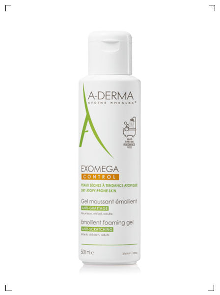 A-Derma EXOMEGA CONTROL GEL MOUSSANT EMOLLIENT, エグゾメガ ウォッシングジェル アデルマ